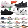 Professionnel sur Cloudmonster Chaussures de course Runner Femmes Nova Rose et blanc Tout noir Monster Purple Surfer X 3 Roger Baskets pour hommes Baskets 5 Chaussure de tennis en plein air