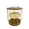 Werkzeuge Universal Kaffee Kapsel Lagerung Korb Kaffee Tasse Korb Vintage Kaffee Pod Organizer Halter Schwarz Für Home Cafe Dropshipping