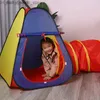 Tentes jouets Tentes jouets Portable 3 en 1 tente bébé enfant Crling Tunnel tente de jeu maison balle fosse piscine tente pour enfants jouet piscine à balles océan porte-balle ensemble Q231220 L240313