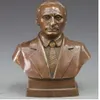 WBY --- 516 Brązowa miedziana posąg Vladimir Putin Bust Figurine Art Sculpture274s