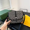 Hot Retro Fashion Women's Luxury Designer Bag Classic Y Letter Print Justerbar axelklaff Messenger Bag One-Shulder Cross-Body Saddle Bag No Box