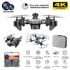 Drones KY605 Professionele drone 4K HD Luchtfotografie Quadcopter Afstandsbediening Helikopter Obstakels vermijden Elektrische RC Drone ldd240313
