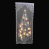 Curtains Christmas Glowing Curtains Home Decor Festival LED Scene Pendant Unique Xmas Style Hanging Adornment Polyester Lace Ornament