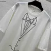 T-shirt firmata T-shirt da donna T-shirt da donna di marca LOGO moda pullover girocollo corto in cotone T-shirt con motivo abbottonatura con fiocco di diamanti Mar 11