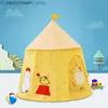 Toy Tents Toy Tents YARD Kids Play Tent Outdoor Indoor Portable Princess Castle for Children Teepee House Tents Birthday Christmas Gift for Children Q231220 L240313