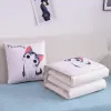 Poduszka kołdra podwójna dwuinone logo wydrukowane wielofunkcyjne sofa samochodu sofa emocja kołdra reklama prezent na poduszkę kołdra domowy kołdak dla niemowląt