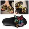 2024 Designer Slider Sandal Hommes Pantoufle Black Bee Tigers Slide Canva Vert Plages d'été Slide Taille 36-41 GAI