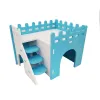 Cages Assembled Hamster Slide Toy Guinea Pig Golden Bear Funny Breathable Hamster House Nest Chinchillas Wholesale Hamster Accessories