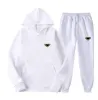 Calças de duas peças masculinas e femininas fatos de treino roupa alta pescoço hoodies moletom calças treino 2022 plus size streetwear casual terno 2 peças conjuntos