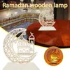 Hollow Out Ramadan Moon Acrylic Table Ornament Eid Mubarak DIY Decoration for Home Kareem Gift Supplies Supplies Supplies 240301