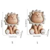 Cajas Cartoon Lion Piggy Banks For Kids Birthday Gift Moned Saving Box Case de almacenamiento de dinero Figuras de animales Adornos Decoración del hogar