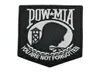 Leathers pow mia broderad patch värme tätad stöd för motorcykel cyklistjacka järn på sy på patch 35quot g0176 3732633