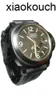 Montre Panerais homme Zf Factory Power Reserve 28 Cadran noir 44 mm acier inoxydable PVD