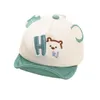 Bear softbrim kinder baseballpet Cartoon vizier met geborduurde oren