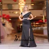 Partykleider Bernadine Abschluss Trendy High Neck Prom Abendkleid Satin Schlitz Gefrieste Meerjungfrau Sweep Zug Vestidos de Novia 2024