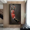 Figura moderna Sport All Star Giocatore Pittura Stella di basket Poster Stampa su tela Immagini di arte della parete per la decorazione della parete di casa3133