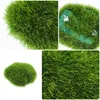 Dekorativa blommor 4st Fake Moss Ornaments Artificial Stones Faux Micro-Landscape