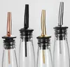 16pcs Black/Rose Gold Bartender Liquor Pourer Cork Spout Stainless Steel Wine Bottle Stopper Wine Corks Cocktail Bar Accessorie 240306