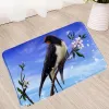 Tapis Koi poisson rouge tapis de bain Animal chinois tapis antidérapant tapis de cabine de douche pédale de pied tapis de sol de toilette chambre salon tapis de salle de bain