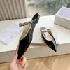 Scarpe eleganti firmate tacchi alti sandali da donna strass estate vera pelle pompe di marca fondo piatto punta a punta eleganza nero rosa bianco con scatola