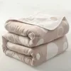 Comforters sets High Quality Cotton Sheet Six Layer Gauze Towel Quilt Summer Cool Blanket Childrens Baby Blanket Adult Blanket Bedding YQ240313