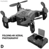 Drones Mini Drone 4K caméra HD professionnelle Mode de maintien élevé hélicoptère RC enfant hélicoptère RC RTF Quadopter quadricoptère pliable WiFi 24313