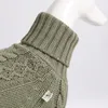 Warm Winter Pet Thickened Sweater Stylish Turtleneck Italian Greyhound Clothes Whippet sweater pet 240307