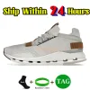 Mężczyźni chmurki butów do biegania chmur Designer Designer Sneakers Form but nova x 5 Shif White Pearl trening i cross męskie sporty na świeżym powietrzu