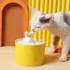 Cat Bowls & Feeders KIMPETS Creative Design Automatic Water Fountain Ceramics Pet Dispenser 5-Layer Filtration Mute Dogs Drinking 2034