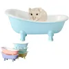 Gabbie per piccoli animali Letto per criceti Accessori per vasche da bagno di ghiaccio Gabbia Giocattoli Ceramica Relax Habitat Casa Sonno Pad Nido per ciotola di cibo per criceti