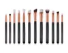 12st Makeup Brushes Set Eyeshadow Eyeliner concealer Blusher Contour Foundation Powder Cosmetic Brushes Set Tool DHL TM1495918691