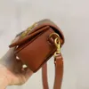 Designer Bags Are 90% Off Cheaper 2024 New Classic Coated Patchwork Leather Shoulder Crossbody Small Bag Studio Underarm Method Stick for Women