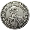 タイプ128 Hobo Morgan Dollar Skull Zombie Skeleton Hand Careved Creative Copyコイン223L