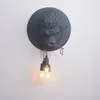 Nordic Moderne Wand Lampe Harz Affe Lampe Home Deco Orang-utan Wand lampen Schlafzimmer Wohnzimmer Leuchten Kreative Wand Light255M