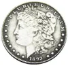 HB108 Hobo Morgan Dollar Skull 좀비 골격 카피 동전 동전 놋쇠 공예 장식품 가정 장식 accssories222p