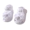 Sandales Été Bébé Filles Rétro Tout-petits Prewalkers Fleur Chaussures Chaussures Infantile Fond Mou Premiers Marcheurs 0-18M Anti-slip Enfant En Bas Âge