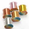Anneaux Colorfast Copper Fire de cuivre ternissant le fil de perles de bricolage bijoux artisanal accessoires 18 à 32 calibre (32 ga / 1969 pi)
