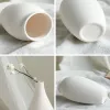 Filmy nowoczesne białe ceramiczne wazon dekoracja salonu ceramika i porcelanka do kwiatów garnek dekoracyjny pulpit wystrój domu