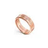 Designer capaz tiffay e co 925 prata esterlina banhado a diamante duplo clássico anel de ouro rosa cravejado com diamantes na Network Red Mens Womens Matching Rings Nenhum