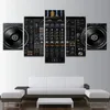 Modulare Bild Home Decor Leinwand Gemälde Moderne 5 Stück Musik DJ Konsole Instrument Mixer Poster Für Wohnzimmer Wand Art221n