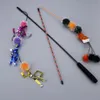 Cat Toys Toy Funny Stick Long String Hair Ball Halloween Series Handle Pet Supplies Selling275F