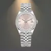 Новые женские женские часы datejust с бриллиантовым римским циферблатом, дизайнерские часы с автоматическим механизмом, механические, 31 мм, из нержавеющей стали, женские часы, женские часы Relogio senhora