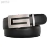 Cinturones Hebilla automática Cinturón de cuero de lujo de negocios de moda Hombres ldd240313