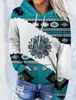 Dameshoodie Sweatshirt Pullover Vintage Etnisch Neon Geometrisch Street Casual Top met lange mouwen 240227