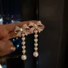 Stud 2024 nuova tendenza della moda design unico elegante delicato orecchini orecchini gioielli donna farfalla nappa orecchini donne gioielli da sposa festa regali di lusso
