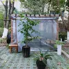 NETS 0,12 mm transparent PE -film tarpaulin trädgård vattentäta växter täcker uteplats tak markiser regntäta tyg växthusfilm