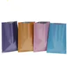 812cm colorful open top aluminum foil mylar bag vacuum valve heat seal package bag heat seal power packaging bag1903278