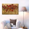 Handmade Abstract Oil Paintings Flowers Sunshine Floral Modern Art on Canvas for Living Dining Room Wall Decor314y