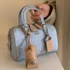 Bolsas de grife têm 90% de desconto mais baratas South Chio2nd Platinum Blue Sea Pillow Bag para mulheres 2024 nova bolsa de ombro crossbody