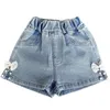 Shorts d'été pour enfants, pantalons fins en Denim pour filles, petits pantalons pour bébés, vêtements d'extérieur polyvalents